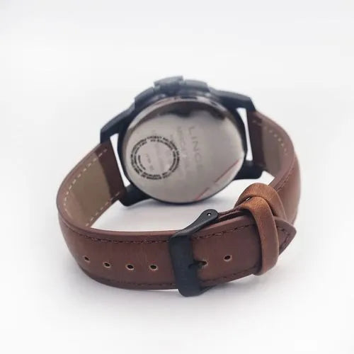 Relógio LINCE masculino analógico couro marrom MRC4759L48 P2NX