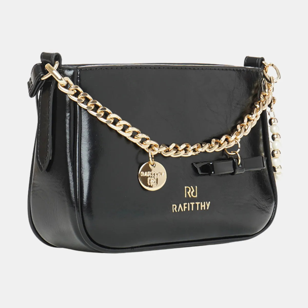 BOLSA RAFITTHY PEQUENA ALÇA CORRENTE