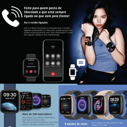 Relógio Smartwatch Orient X Watch Original - Branco/Grafite