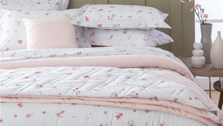 KIT COBRE KEITO QUEEN PERCAL 180 FIOS