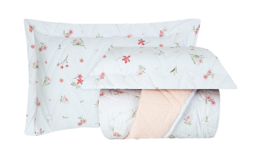 KIT COBRE KEITO QUEEN PERCAL 180 FIOS