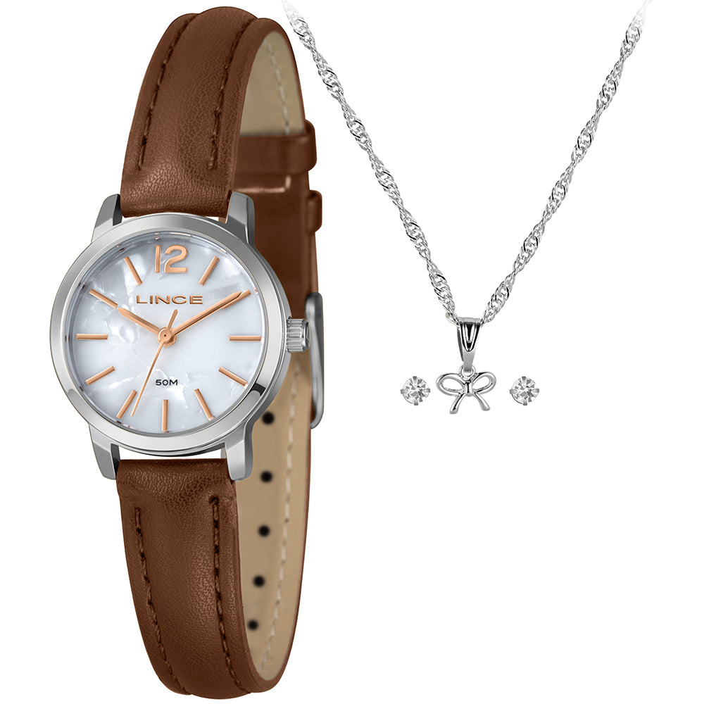 RELOGIO KITS FEMININO ANALOGICO LRCH237L25 PRATA