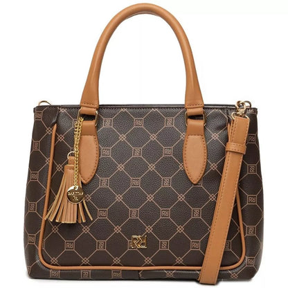 BOLSA RAFITTHY DARK CACAU/ CARAMELO