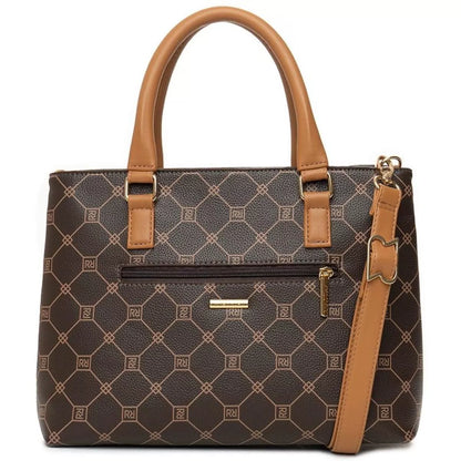 BOLSA RAFITTHY DARK CACAU/ CARAMELO